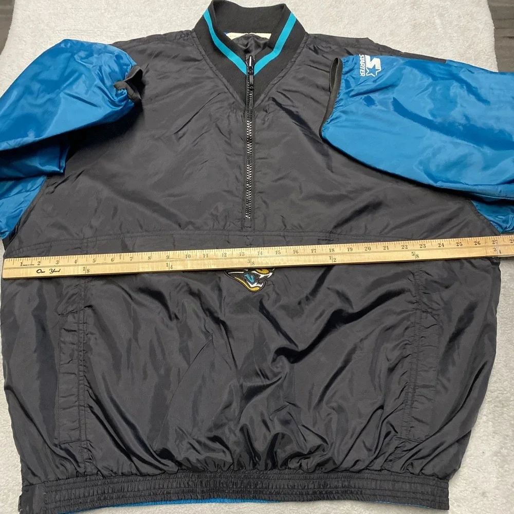 Vintage Jacksonville Jaguars Starter Jacket Mens XL Reversible Windbreaker 90s